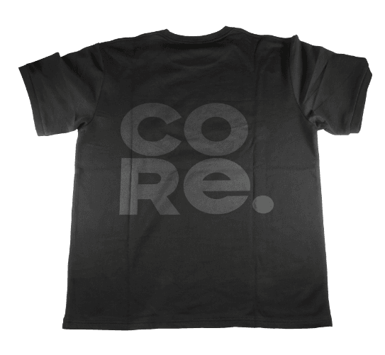 T-shirt déplié floqué Core