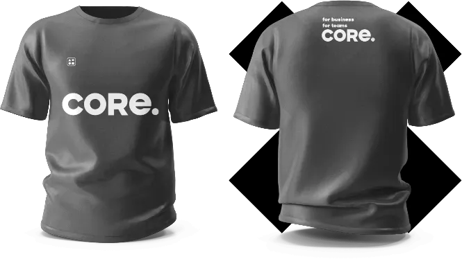 t-shirt floqué Core
